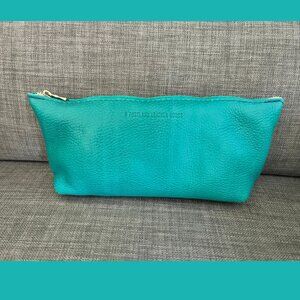 Portland Leather utility pouch in seafoam